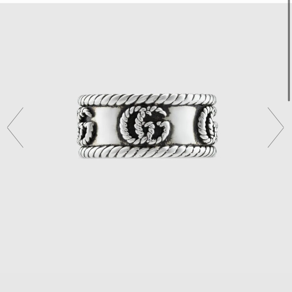Silver Gucci Ring